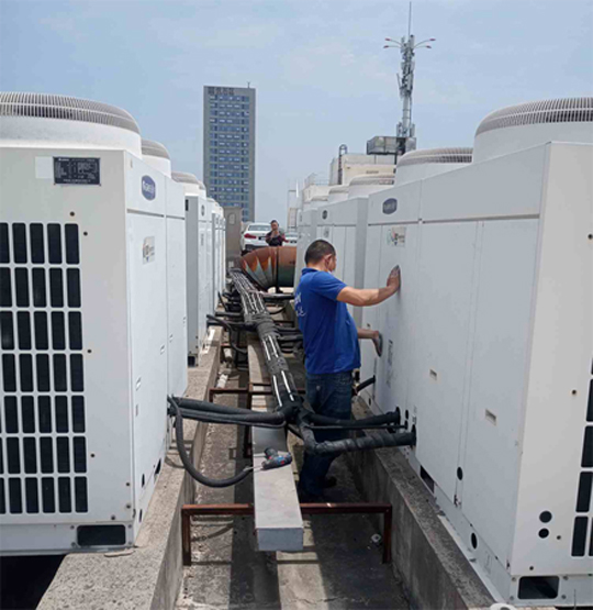 泰州市中央空调制热和不制冷系统维修方法